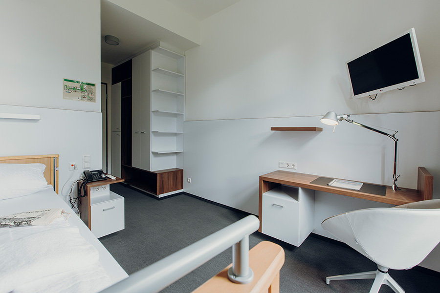 Blick in ein Patientenzimmer Blick in ein Patientenzimmer